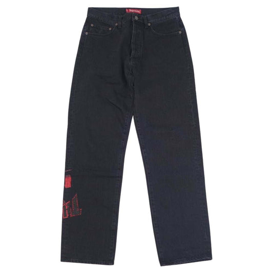 Supreme シュプリーム 21AW Thrasher Regular Jean スラッシャー レギュラー ジーン デニム パンツ ブラック系 30【新古品】【未使用】【中古】