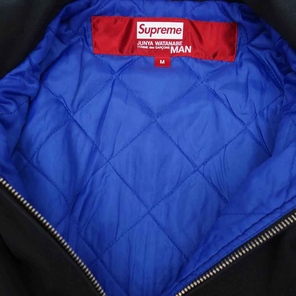 Supreme シュプリーム 21AW JUNYA WATANABE COMME des GARCONS MAN Printed Work Jacket ジュンヤワタナベ コムデギャルソン マン プリント ワーク ジャケット ブラック系 M【中古】