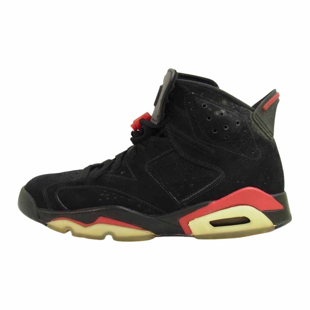 NIKE ナイキ 384664-061 観賞用 AIR JORDAN 6 RETRO エア ジョーダン 6 レトロ ブラック/バーシティーレッド ブラック系 27.5cm【中古】