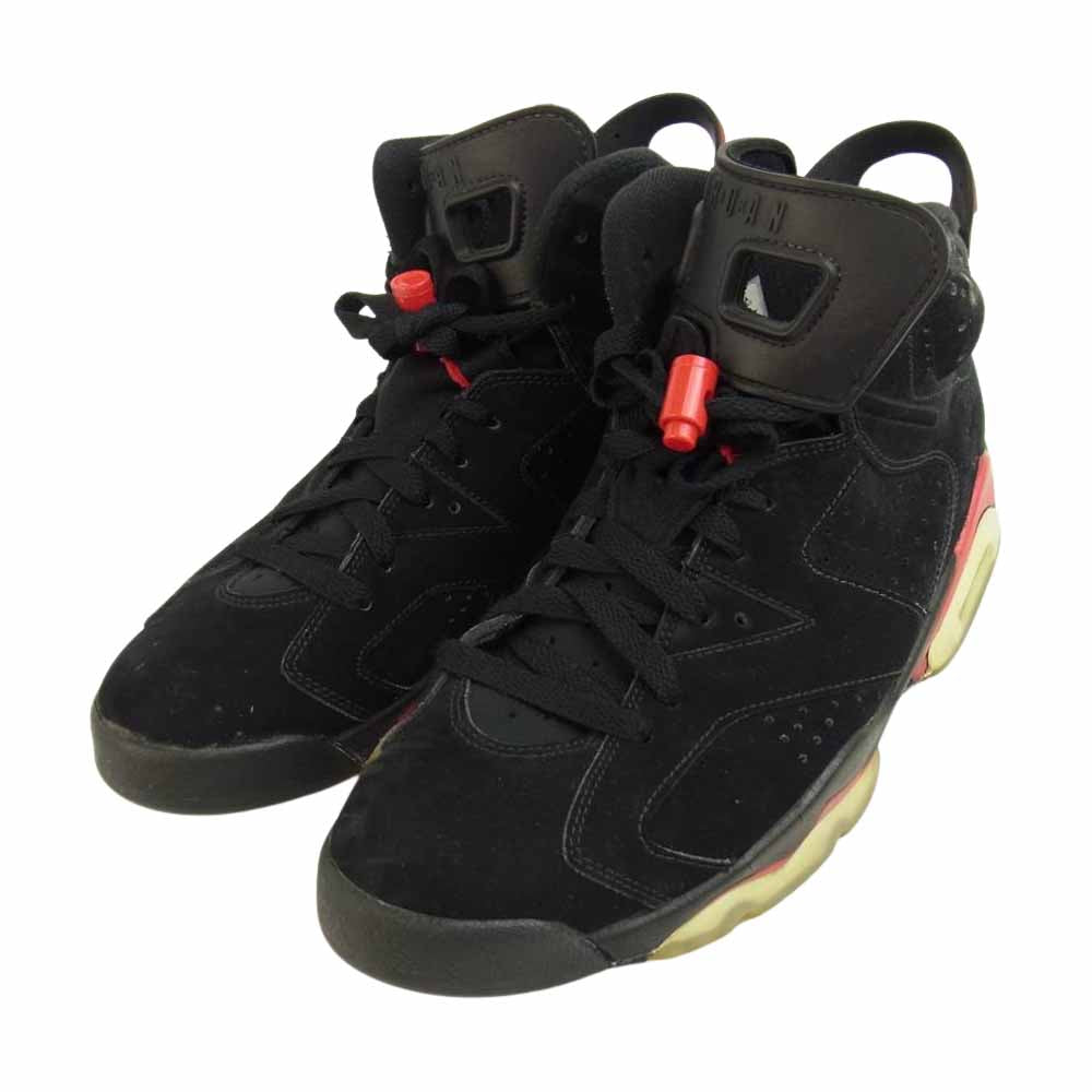 NIKE ナイキ 384664-061 観賞用 AIR JORDAN 6 RETRO エア ジョーダン 6 レトロ ブラック/バーシティーレッド ブラック系 27.5cm【中古】