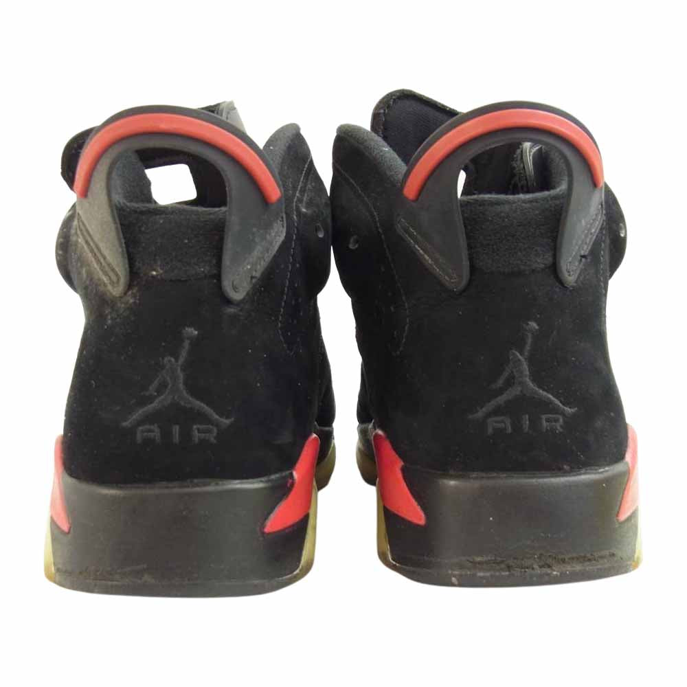 NIKE ナイキ 384664-061 観賞用 AIR JORDAN 6 RETRO エア ジョーダン 6 レトロ ブラック/バーシティーレッド ブラック系 27.5cm【中古】