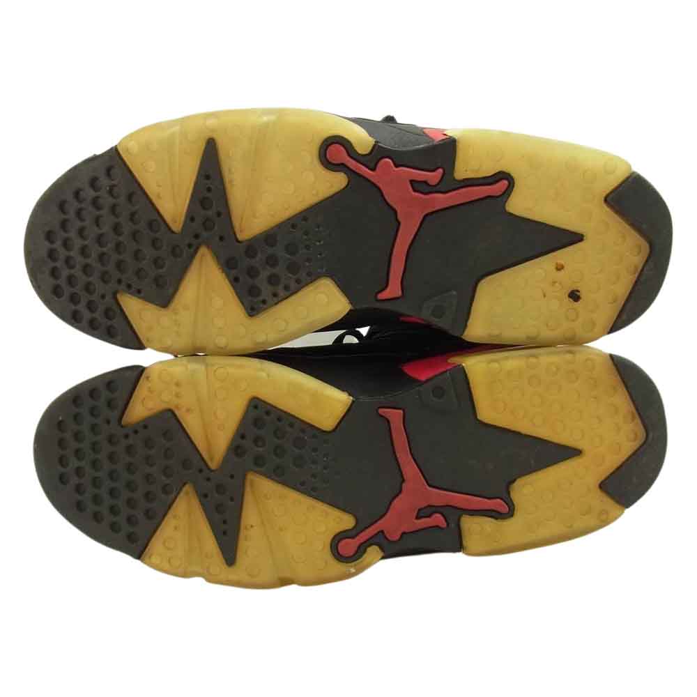 NIKE ナイキ 384664-061 観賞用 AIR JORDAN 6 RETRO エア ジョーダン 6 レトロ ブラック/バーシティーレッド ブラック系 27.5cm【中古】