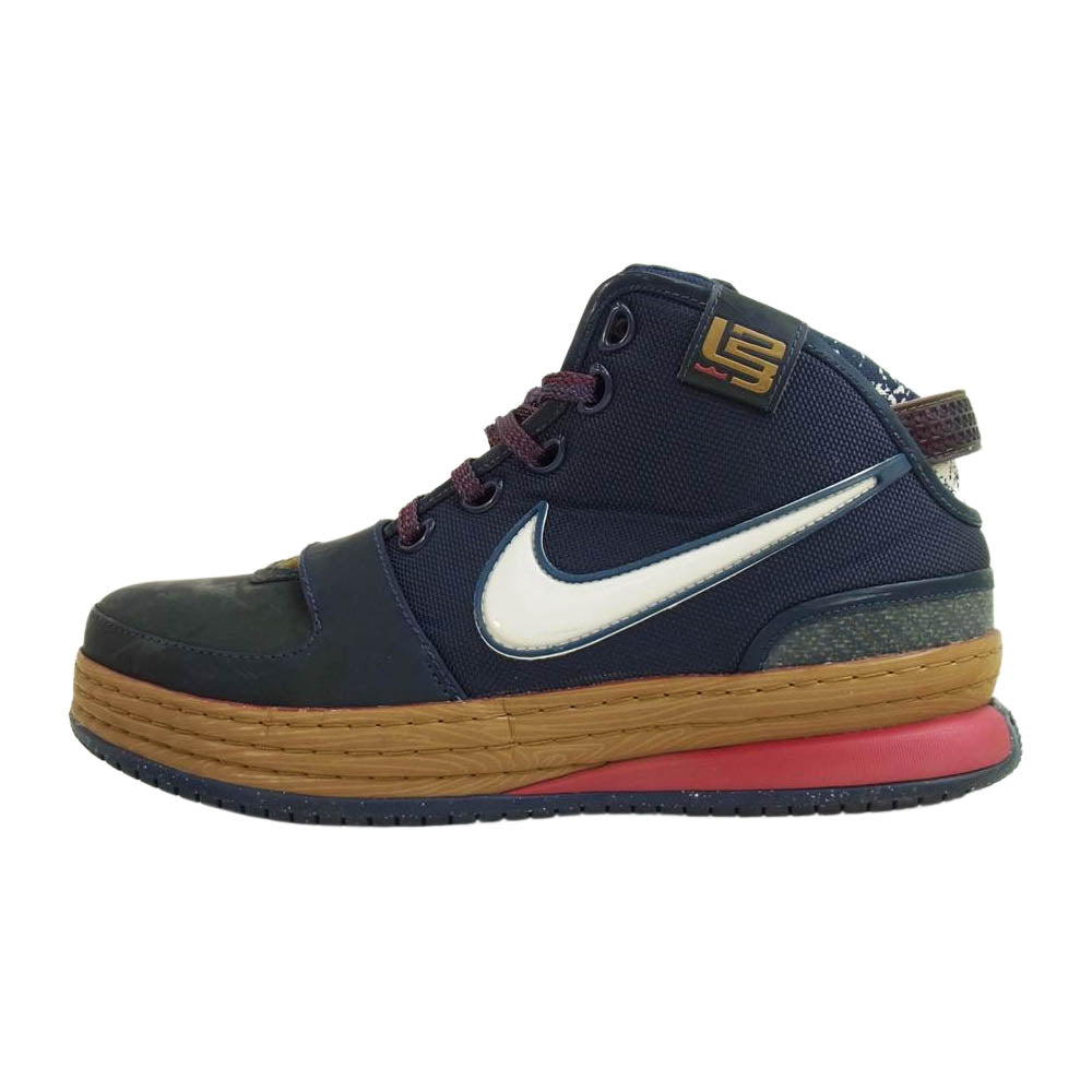 NIKE ナイキ 346526-441 ZOOM LEBRON 6 CHALK EDITION ズームレブロン 6 スニーカー ダークネイビー系 27.5cm【中古】
