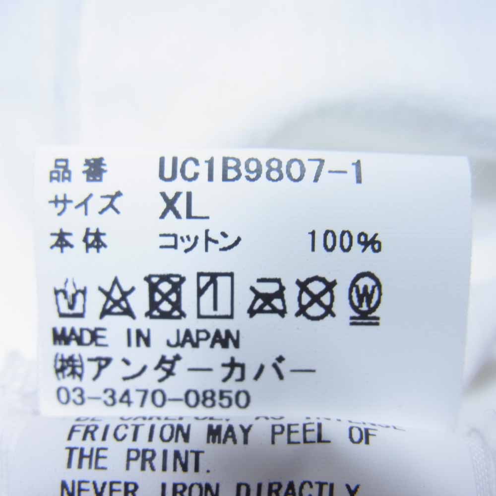HUMAN MADE ヒューマンメイド × UNDERCOVER LAST ORGY 2 GDC T-SHIRT アンダーカバー ラストオージー2 半袖Tシャツ ホワイト系 XL【美品】【中古】