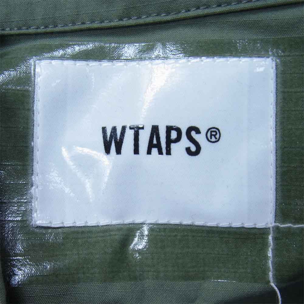 WTAPS ダブルタップス WVDT-SHM01 WMILL - LS 01 / LS / NYCO. RIPSTOP リップストップ 長袖 シャツ OliveDrab 3【美品】【中古】