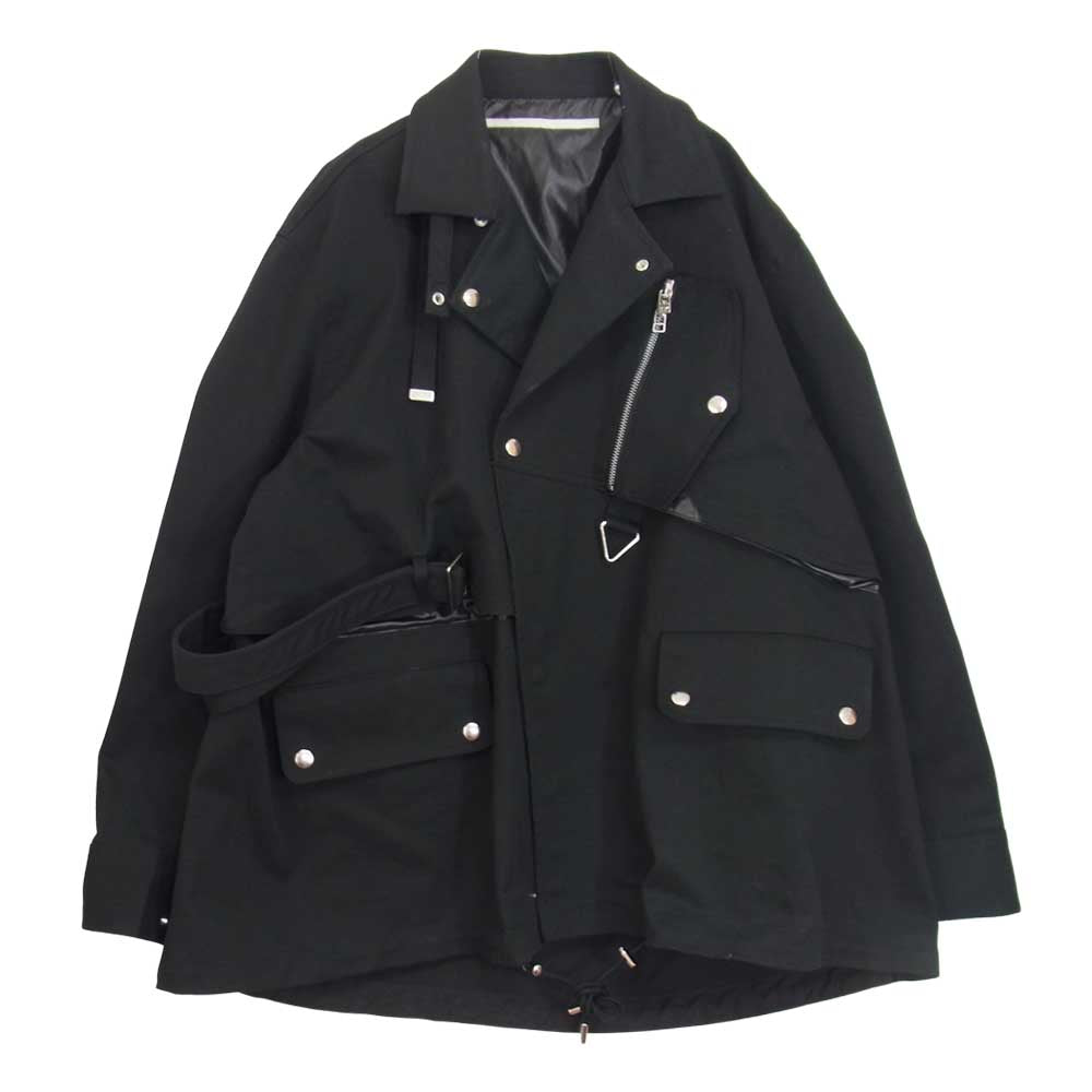タム 22SS 22S0008 TT BLOUSON ツイル ドッキング ブルゾン ブラック系 サイズ表記無【中古】