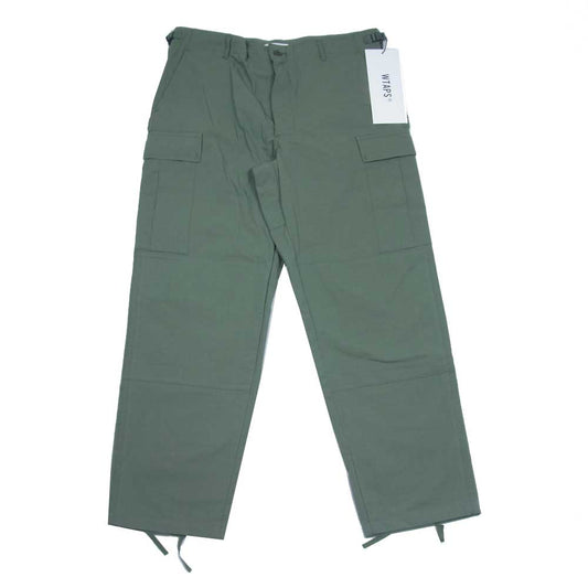 WTAPS ダブルタップス WVDT-RTM01 WMILL TROUSER 01 NYCO RIPSTOP リップストップ ジャングルトラウザーズ パンツ カーキ系 4【美品】【中古】