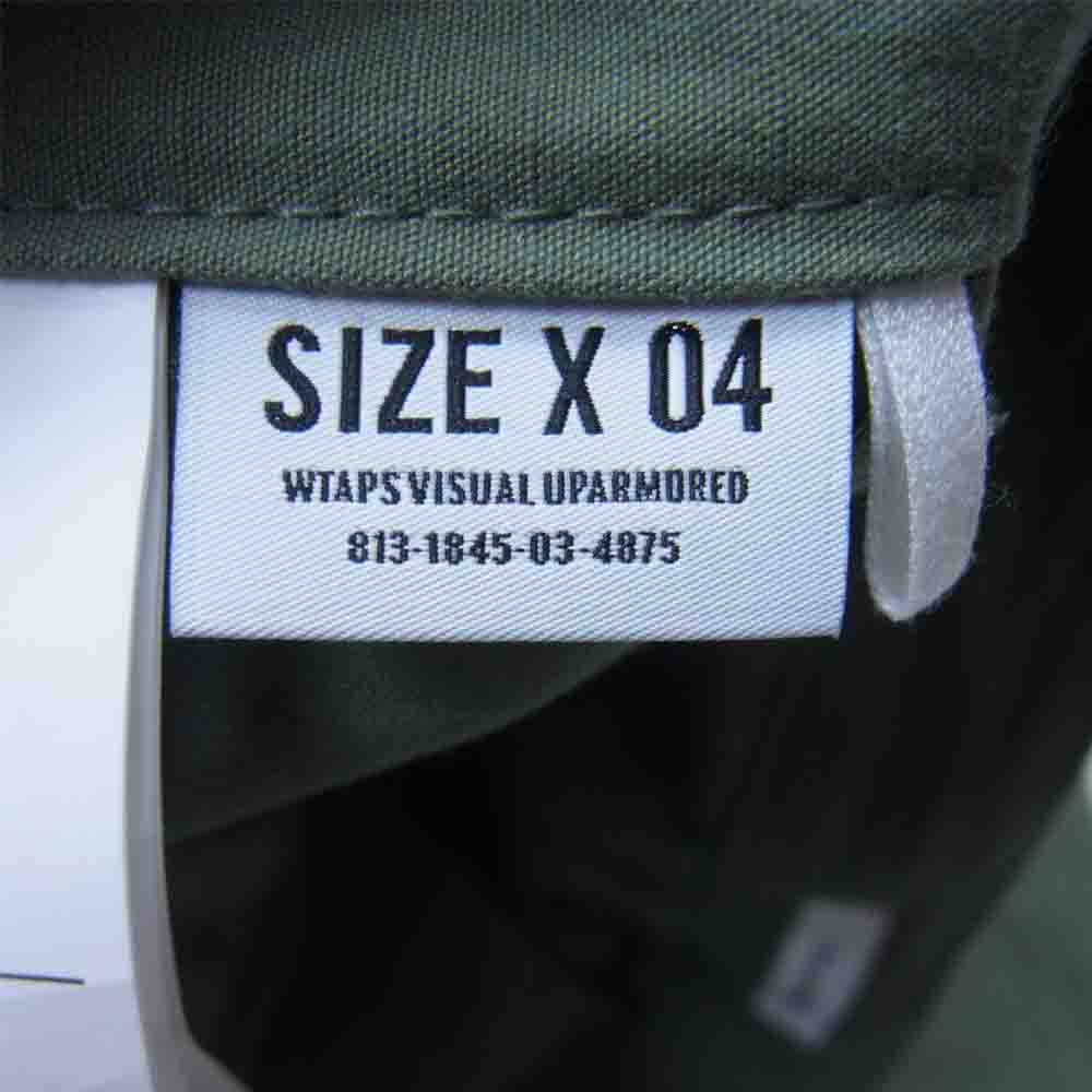 WTAPS ダブルタップス WVDT-RTM01 WMILL TROUSER 01 NYCO RIPSTOP リップストップ ジャングルトラウザーズ パンツ カーキ系 4【美品】【中古】