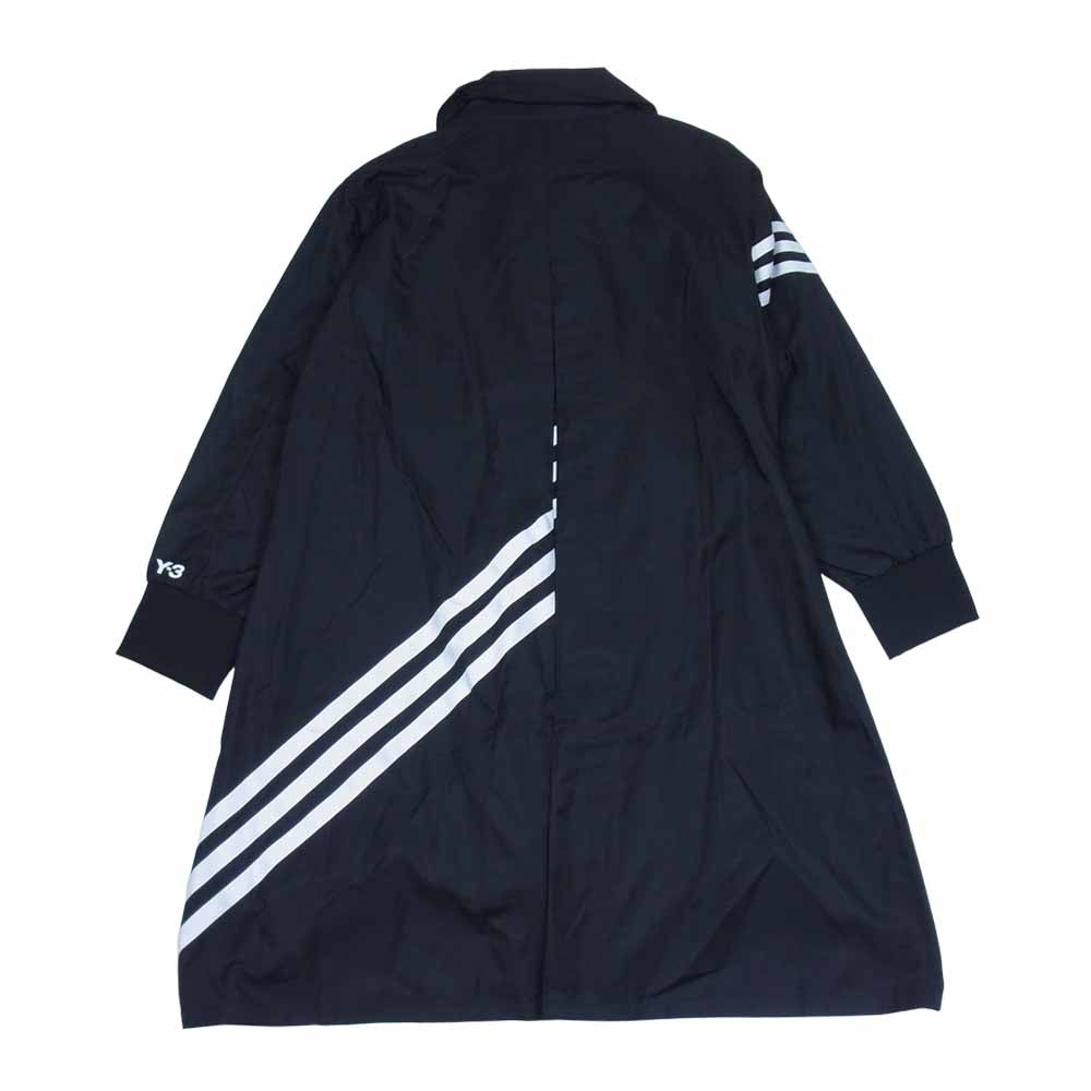 Yohji Yamamoto ヨウジヤマモト Y-3 ワイスリー 22SS HG6111 CH1 STRIPES COAT ストライプコート ブラック系 L【新古品】【未使用】【中古】