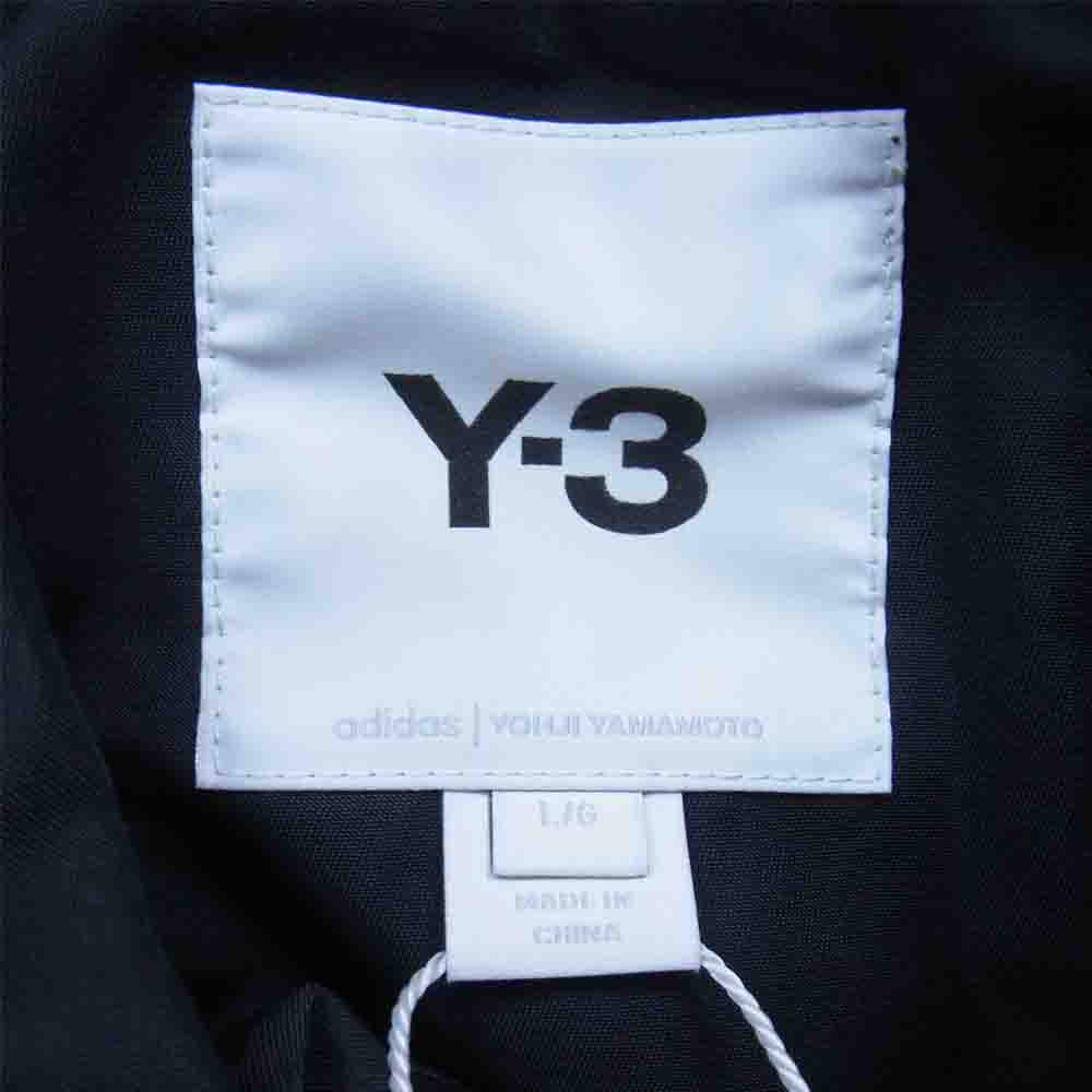 Yohji Yamamoto ヨウジヤマモト Y-3 ワイスリー 22SS HG6111 CH1 STRIPES COAT ストライプコート ブラック系 L【新古品】【未使用】【中古】