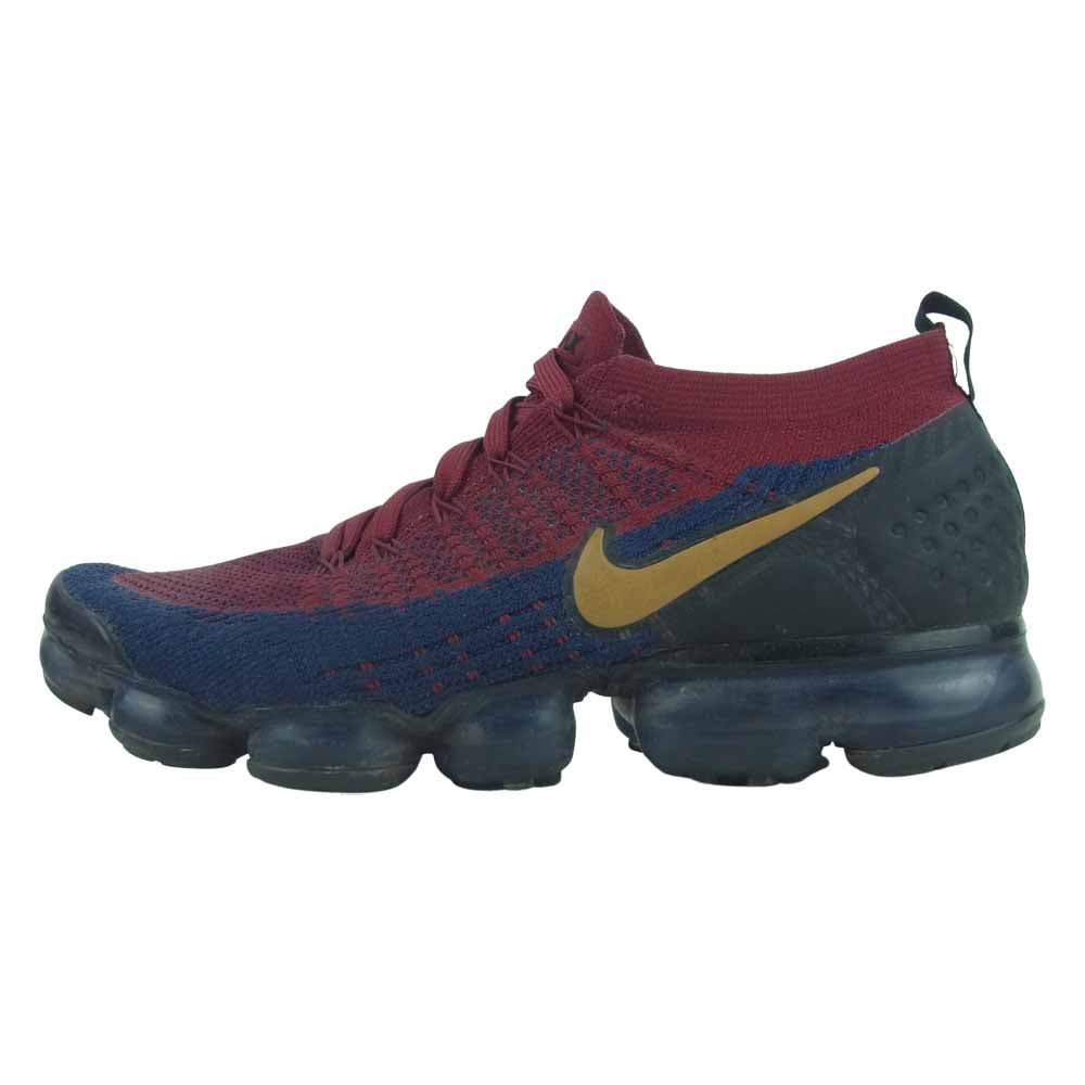 NIKE ナイキ 942842-604 AIR VAPORMAX FLYKNIT 2.0 エア ヴェイパーマックス フライニット スニーカー ワインレッド系 28cm【中古】