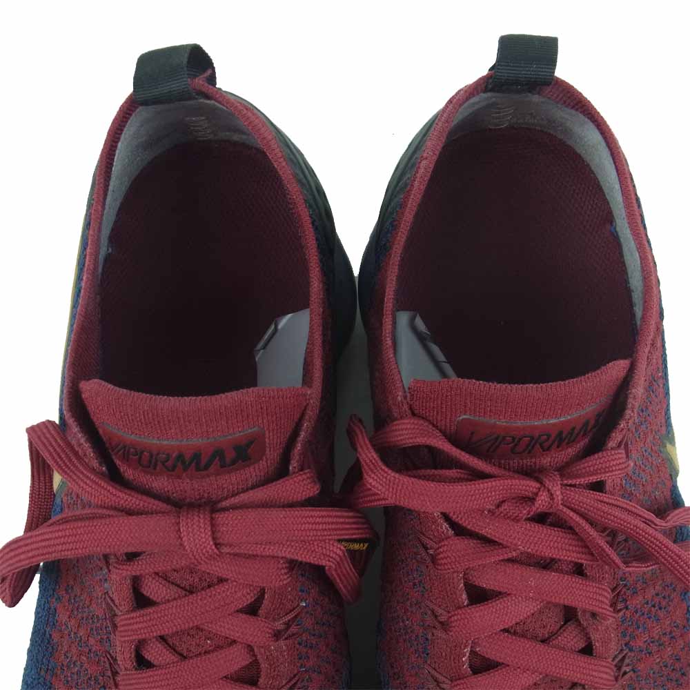 NIKE ナイキ 942842-604 AIR VAPORMAX FLYKNIT 2.0 エア ヴェイパーマックス フライニット スニーカー ワインレッド系 28cm【中古】