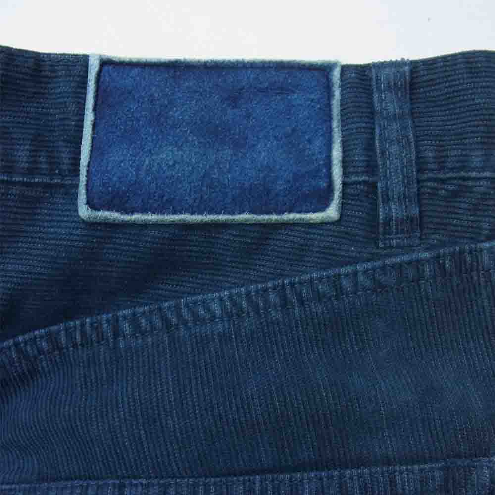 VISVIM ビズビム 14AW 0114205008022 FLUXUS 03 N.D. SLUB CORDUROY フルクサス コーデュロイ パンツ DK.indigo 2【中古】