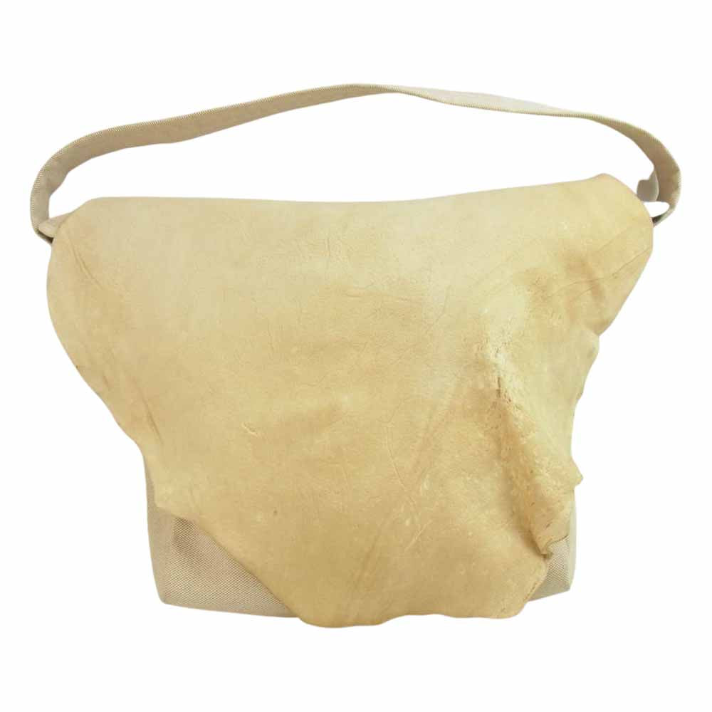 VISVIM ビズビム 20SS 0220903003001 I.C.T UT. SATCHEL レザー キャンバス サッチェル ショルダー バッグ オフホワイト系【中古】
