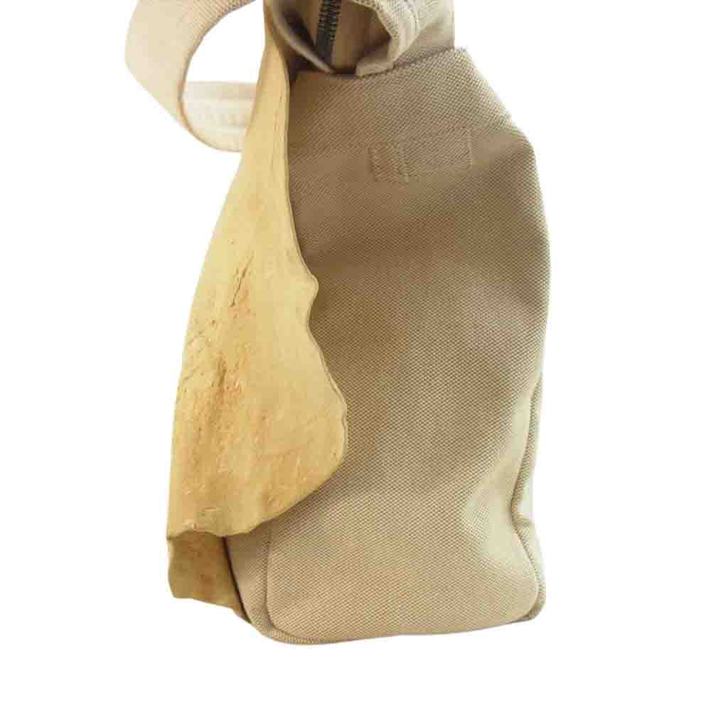 VISVIM ビズビム 20SS 0220903003001 I.C.T UT. SATCHEL レザー キャンバス サッチェル ショルダー バッグ オフホワイト系【中古】