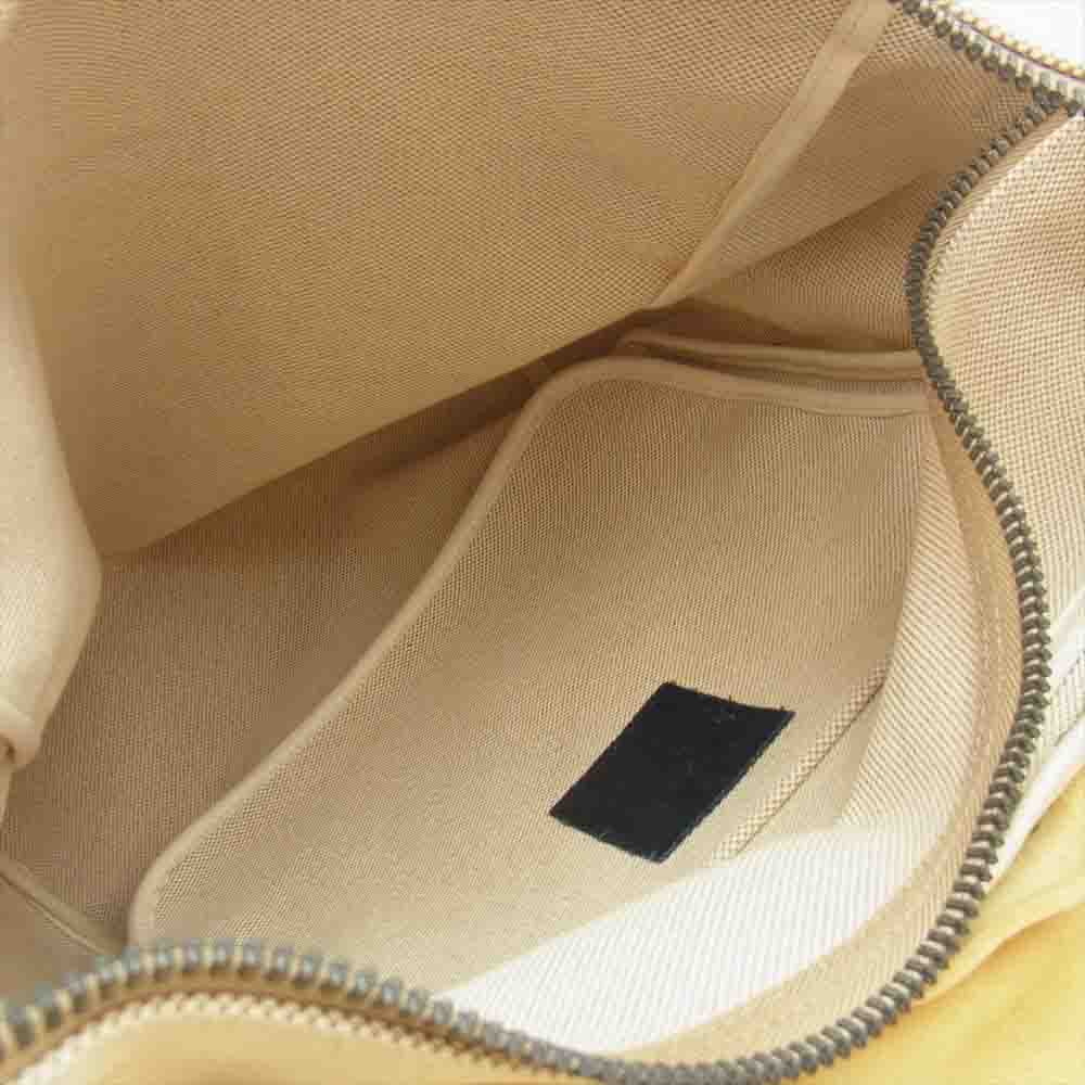 VISVIM ビズビム 20SS 0220903003001 I.C.T UT. SATCHEL レザー キャンバス サッチェル ショルダー バッグ オフホワイト系【中古】