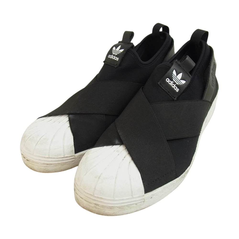 adidas アディダス S81337 Super Star Slip On スーパースター スリッポン ブラック系 27.5cm【中古】
