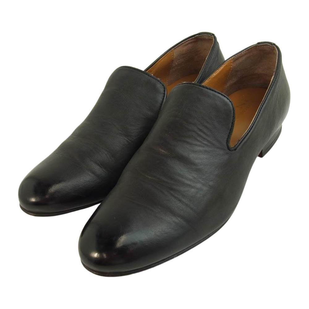 alfredoBANNISTER アルフレッドバニスター レザー スリッポン ブラック系 41【中古】