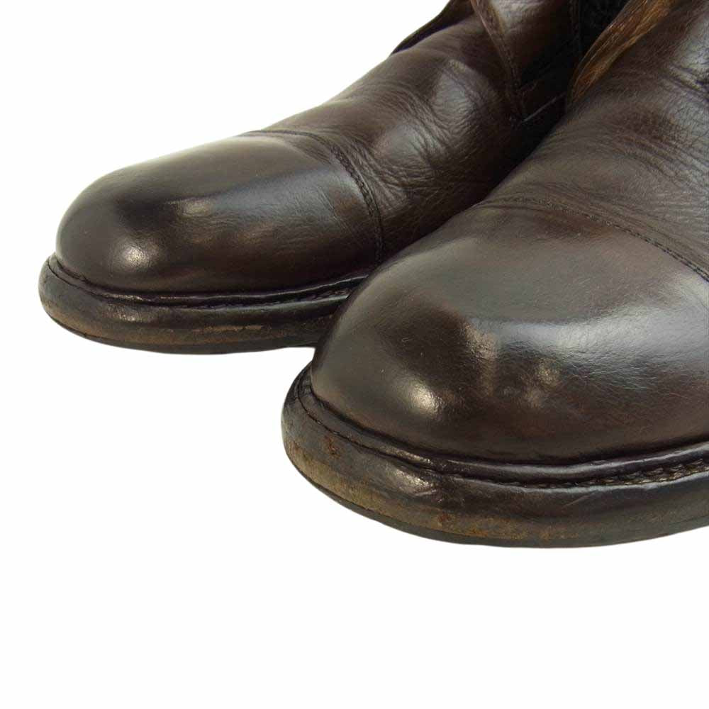 カルツォレリアトスカーナ 7967 チャッカブーツ ラバー アウトソール ダークブラウン系 42【中古】