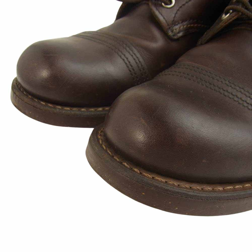 RED WING レッドウィング 6111 IRON RANGER アイアンレンジャー ブーツ ダークブラウン系 US8【中古】