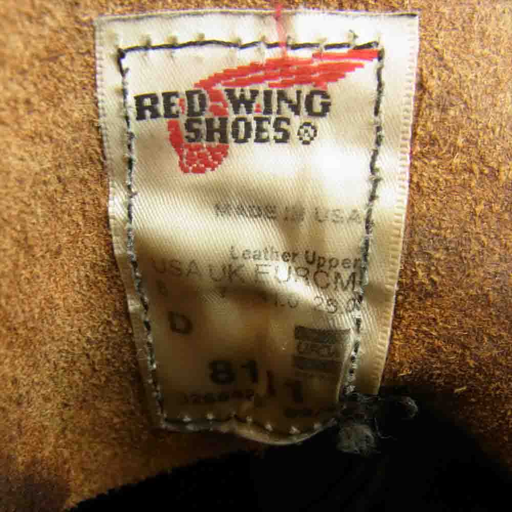 RED WING レッドウィング 6111 IRON RANGER アイアンレンジャー ブーツ ダークブラウン系 US8【中古】