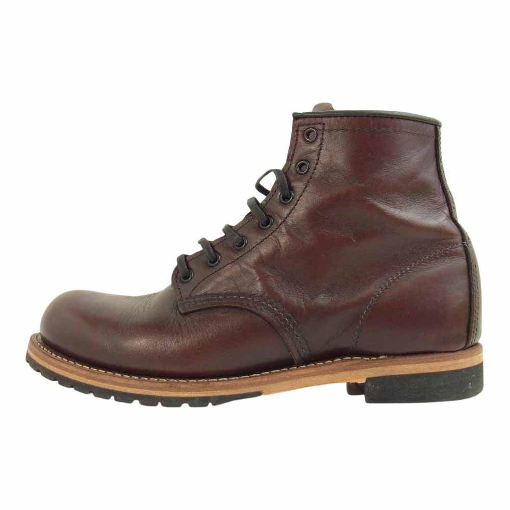 RED WING レッドウィング 9011 BECKMAN ベックマン ブーツ  プレーントゥ ブラックチェリー ダークブラウン系 26cm【中古】