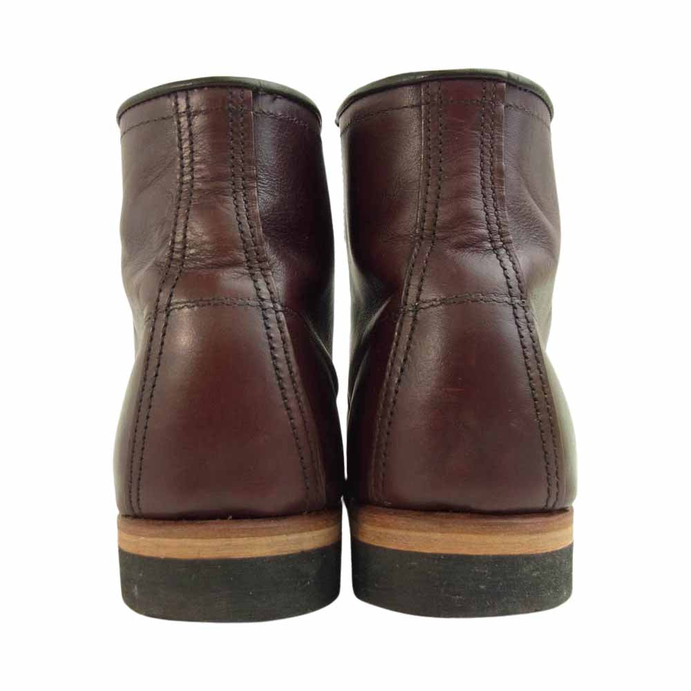 RED WING レッドウィング 9011 BECKMAN ベックマン ブーツ  プレーントゥ ブラックチェリー ダークブラウン系 26cm【中古】