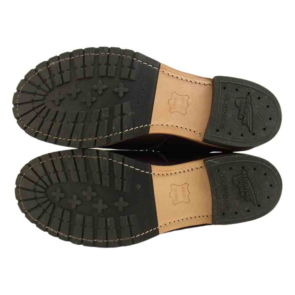 RED WING レッドウィング 9011 BECKMAN ベックマン ブーツ  プレーントゥ ブラックチェリー ダークブラウン系 26cm【中古】