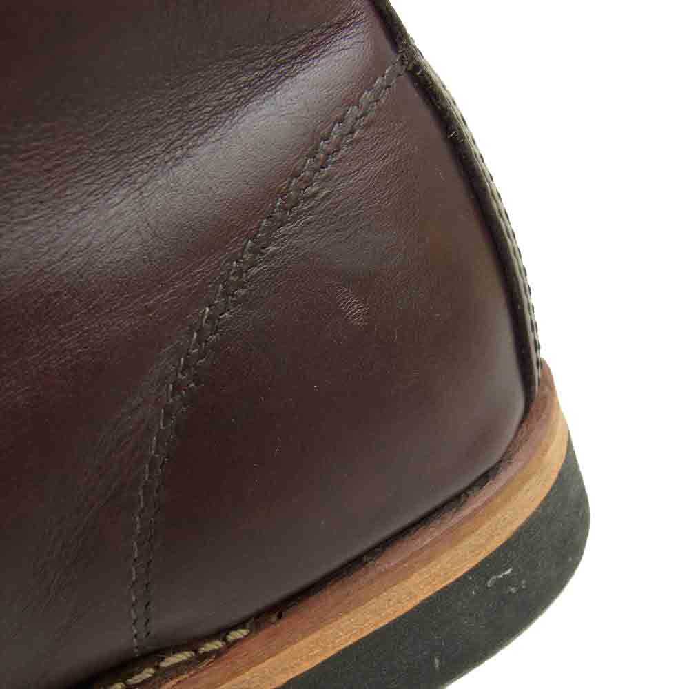RED WING レッドウィング 9011 BECKMAN ベックマン ブーツ  プレーントゥ ブラックチェリー ダークブラウン系 26cm【中古】