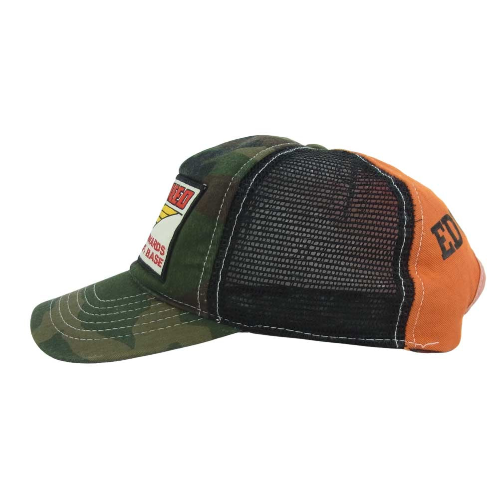 Buzz Rickson's バズリクソンズ LOCKHEED メッシュ トラッカー キャップ 帽子 カーキ系 ブラック系 オレンジ系【中古】
