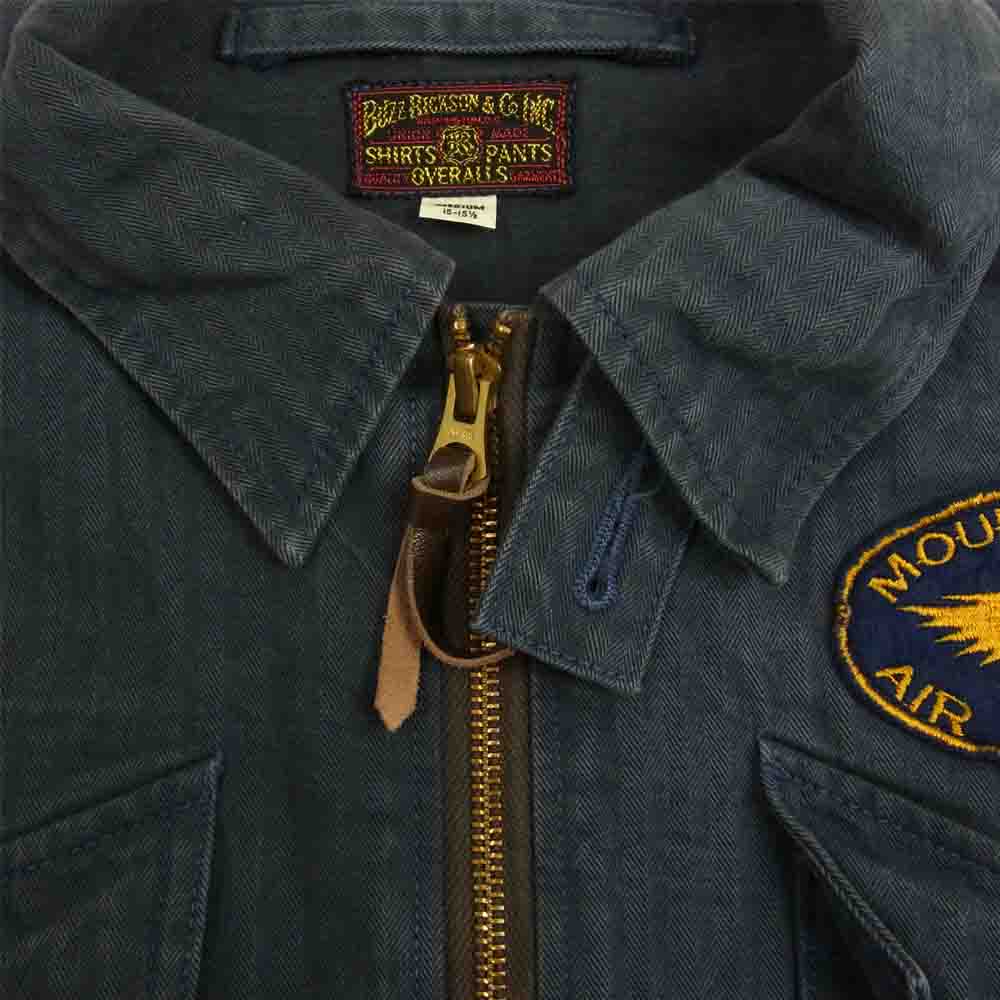 Buzz Rickson's バズリクソンズ BR12677 AIR BASE SERVICE JACKET エア ベース サービス ジャケット ネイビー系 M【中古】