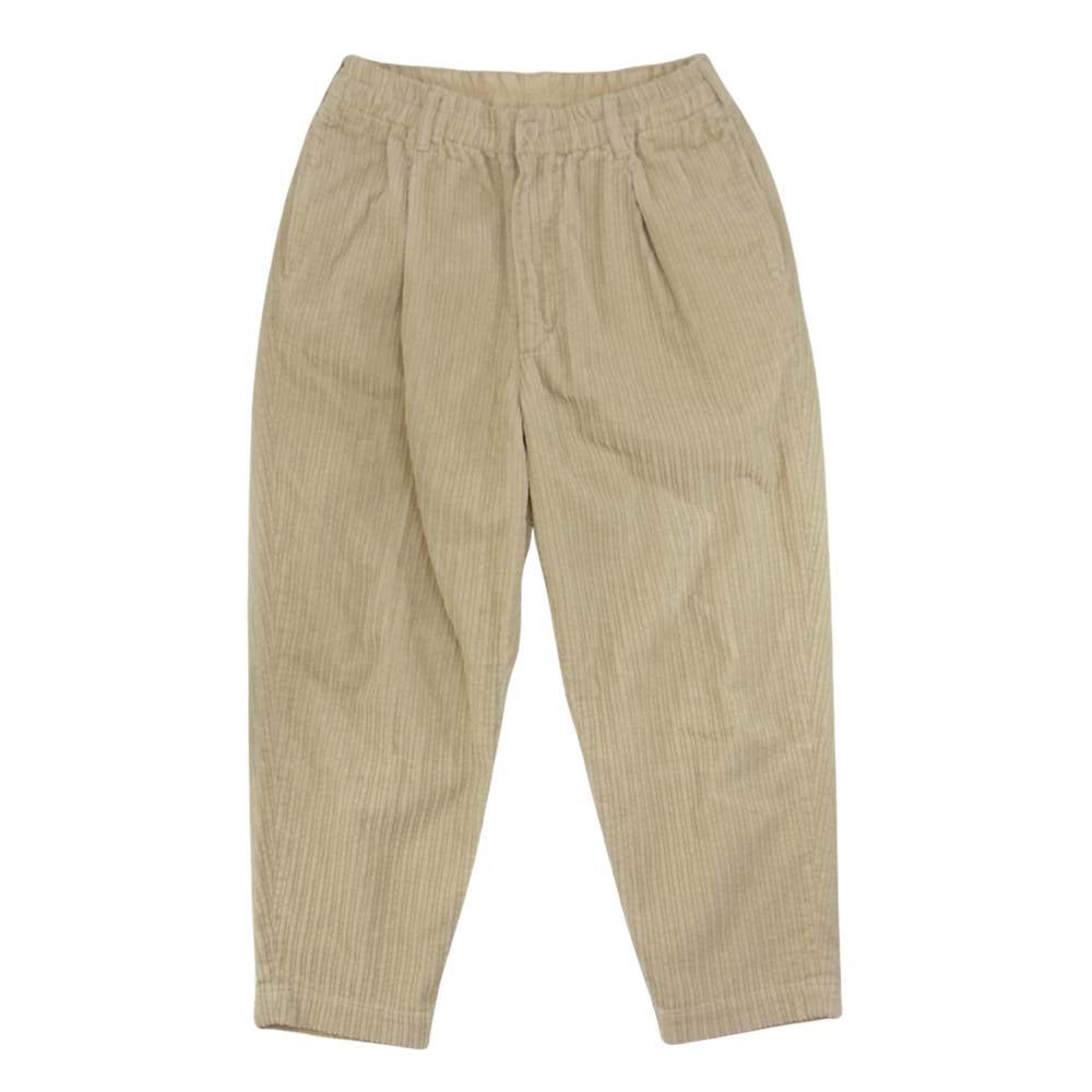 COOTIE クーティー 20AW CTE-20A108 ランダムコーデュロイ 1タック イージーパンツ  ベージュ系 M【美品】【中古】