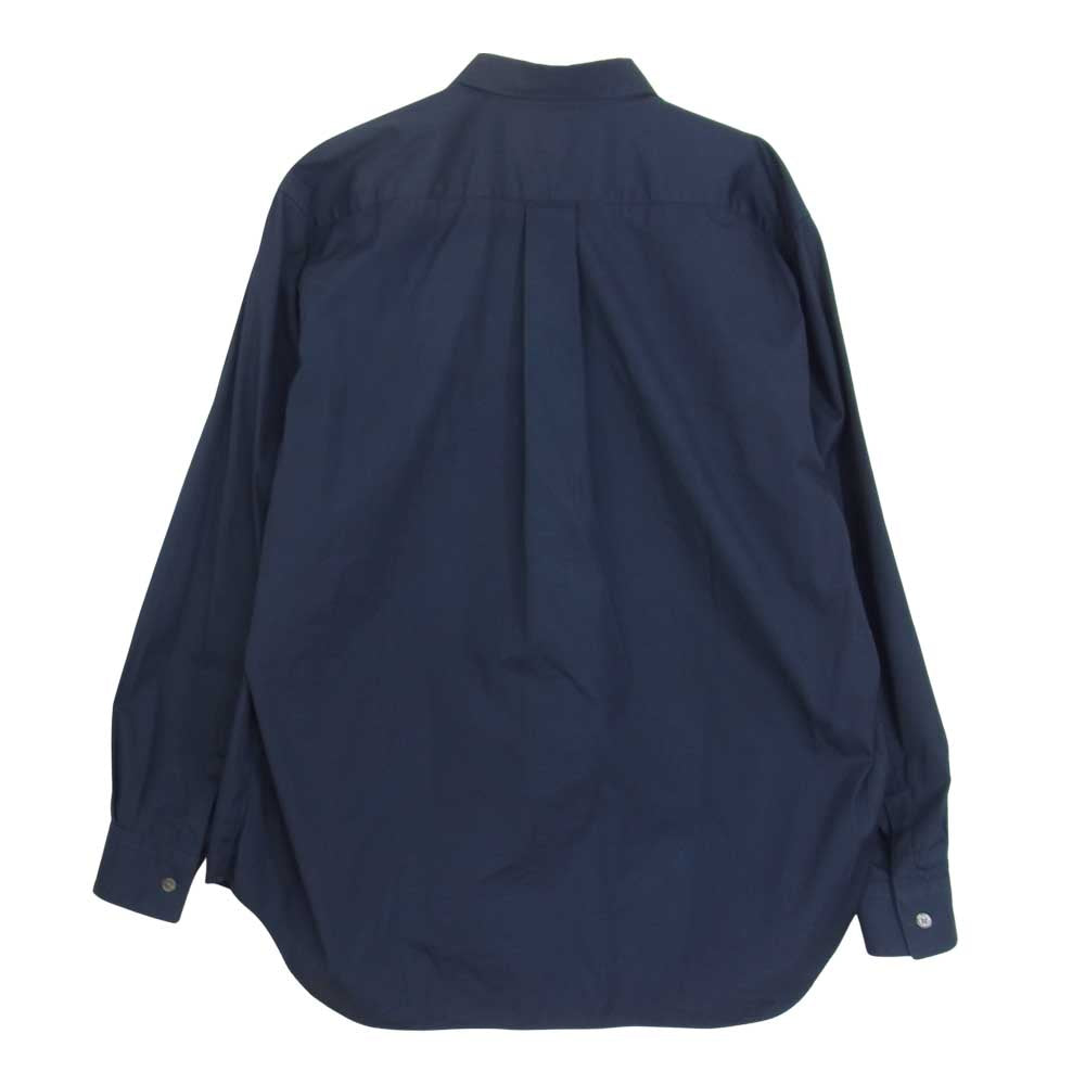 COMME des GARCONS コムデギャルソン SHIRT フランス製 CDGS1PL コットンブロード レギュラーカラー シャツ ネイビー ネイビー系 S【中古】