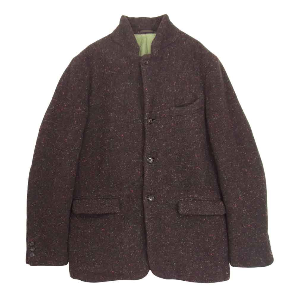 COMME des GARCONS コムデギャルソン HOMME PLUS オムプリュス 00AW ドッキングロック期 アーカイブ PJ-J04083M 製品加工ネップツイード テーラード ジャケット ブラウン系 M【中古】