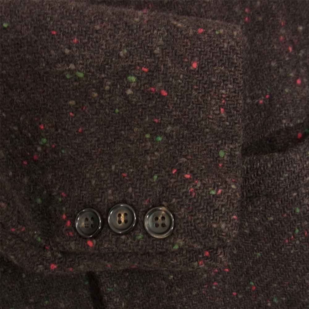 COMME des GARCONS コムデギャルソン HOMME PLUS オムプリュス 00AW ドッキングロック期 アーカイブ PJ-J04083M 製品加工ネップツイード テーラード ジャケット ブラウン系 M【中古】