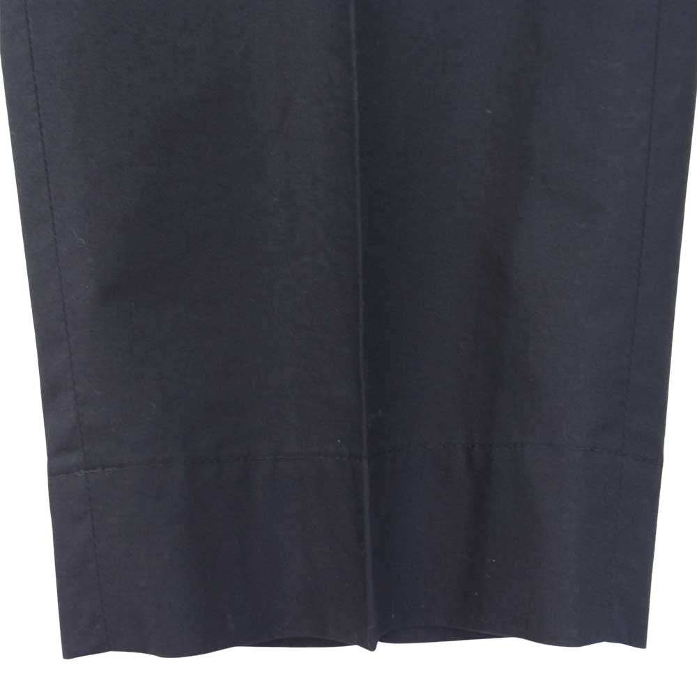 JIL SANDER ジルサンダー JSUO311316 MN242300 tailored cotton trousers コットンタイプライター イージー トラウザー パンツ ネイビー ネイビー系 46【中古】