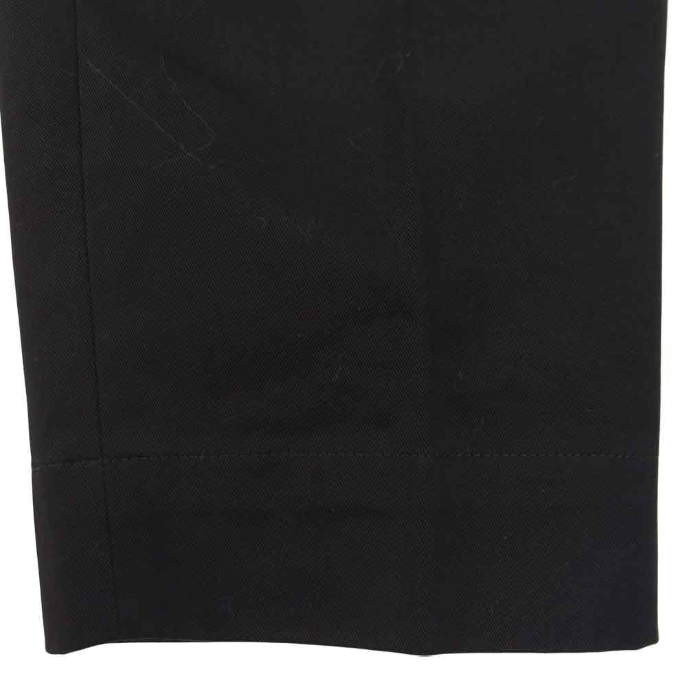 JIL SANDER ジルサンダー JSUN311331 MN243100 tailored cotton trousers コットンツイル イージー トラウザー パンツ ブラック ブラック系 46【美品】【中古】