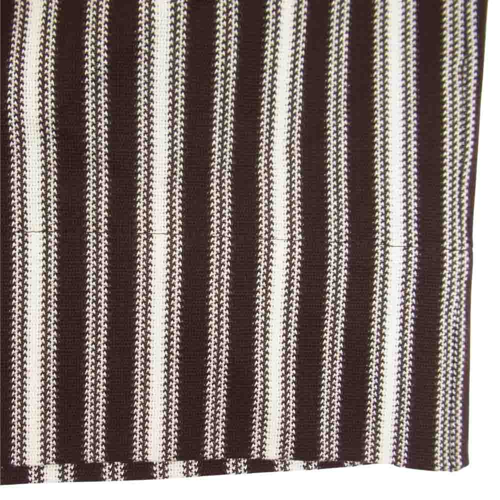 ジルサンダープラス 20SS JPUQ707518 MQ248618 ストライプ イージー ショーツ ハーフパンツ ブラウン系 S【美品】【中古】