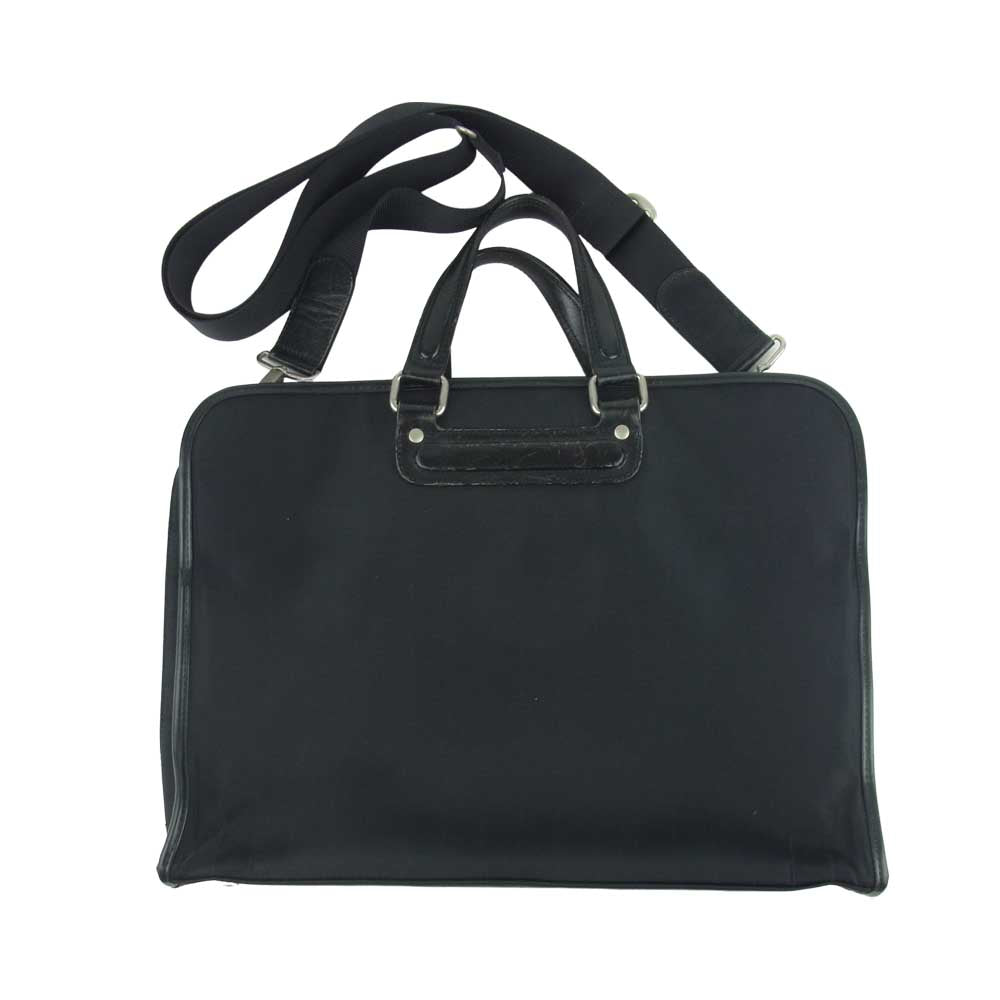 Paul Smith ポール・スミス ビジネス バッグ ブリーフケース ショルダーストラップ ブラック系【中古】