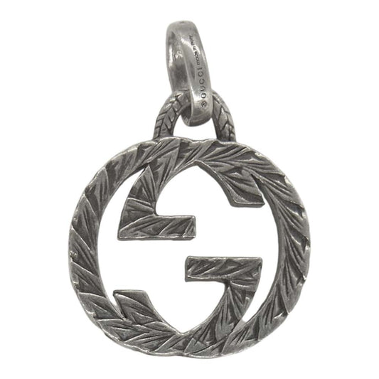 GUCCI グッチ インターロッキング G チャーム シルバー系【中古】