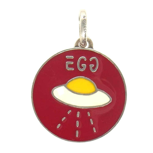 GUCCI グッチ ゴースト Egg エッグ チャーム シルバー系【中古】