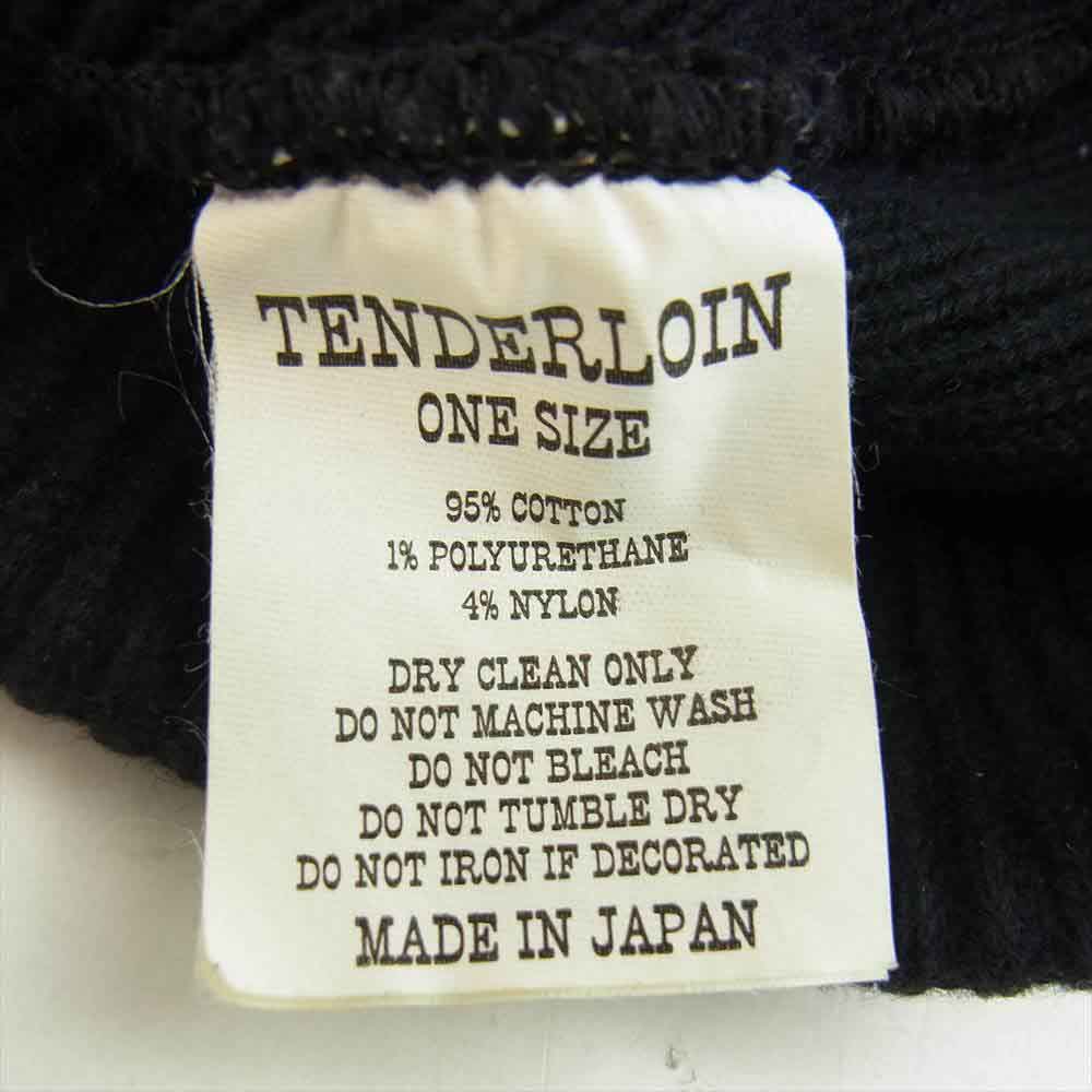 TENDERLOIN テンダーロイン T-BEANIE ビーニー ニット帽 ブラック系【中古】