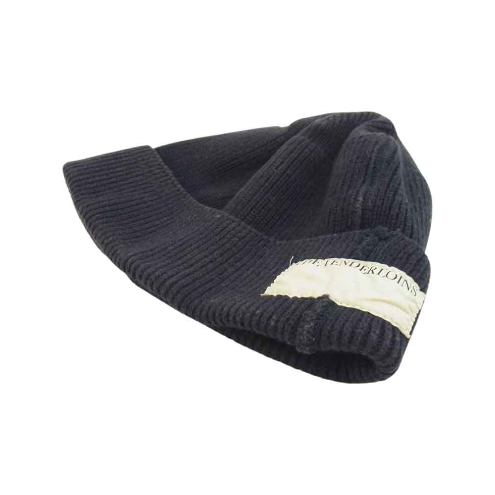 TENDERLOIN テンダーロイン T-BEANIE ビーニー ニット帽 ネイビー系【中古】
