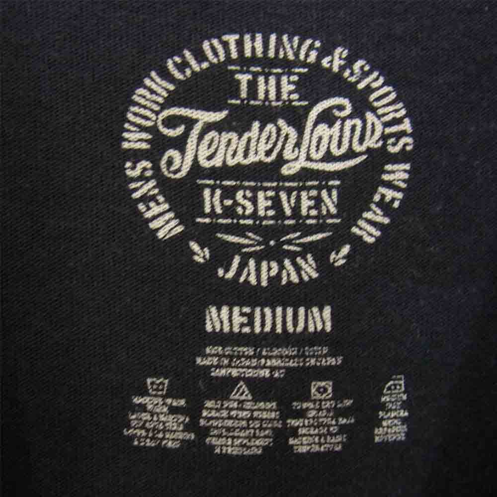 TENDERLOIN テンダーロイン T-TEE B-S バンダナスカル プリント Tシャツ ブラック系 M【中古】