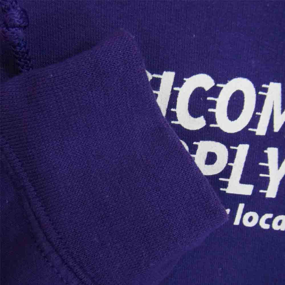 Psicom サイコム ロゴプリント プルオーバー パーカー パープル系 M【中古】