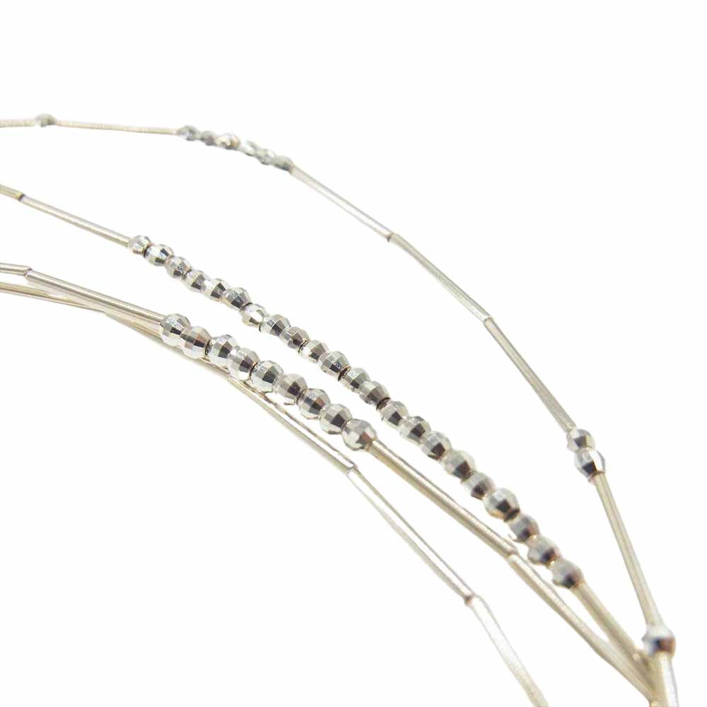 Sacai サカイ WOMEN Mobile Connector Strap ロゴ ネックレス シルバー系【中古】