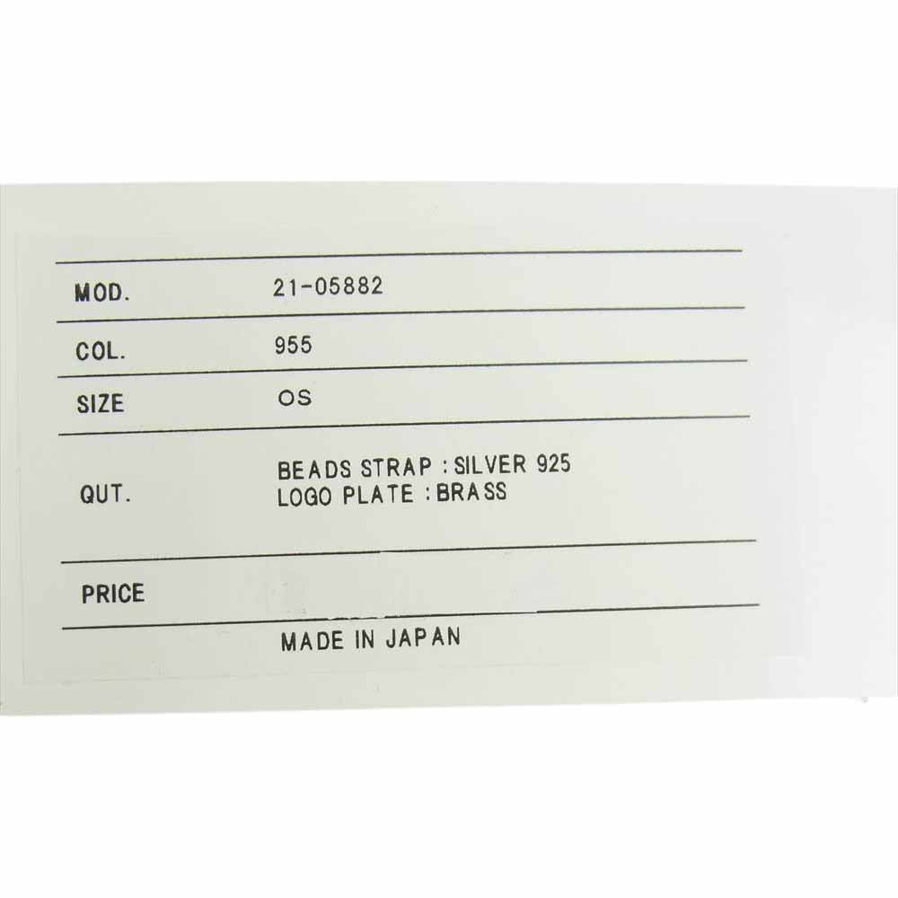 Sacai サカイ WOMEN Mobile Connector Strap ロゴ ネックレス シルバー系【中古】