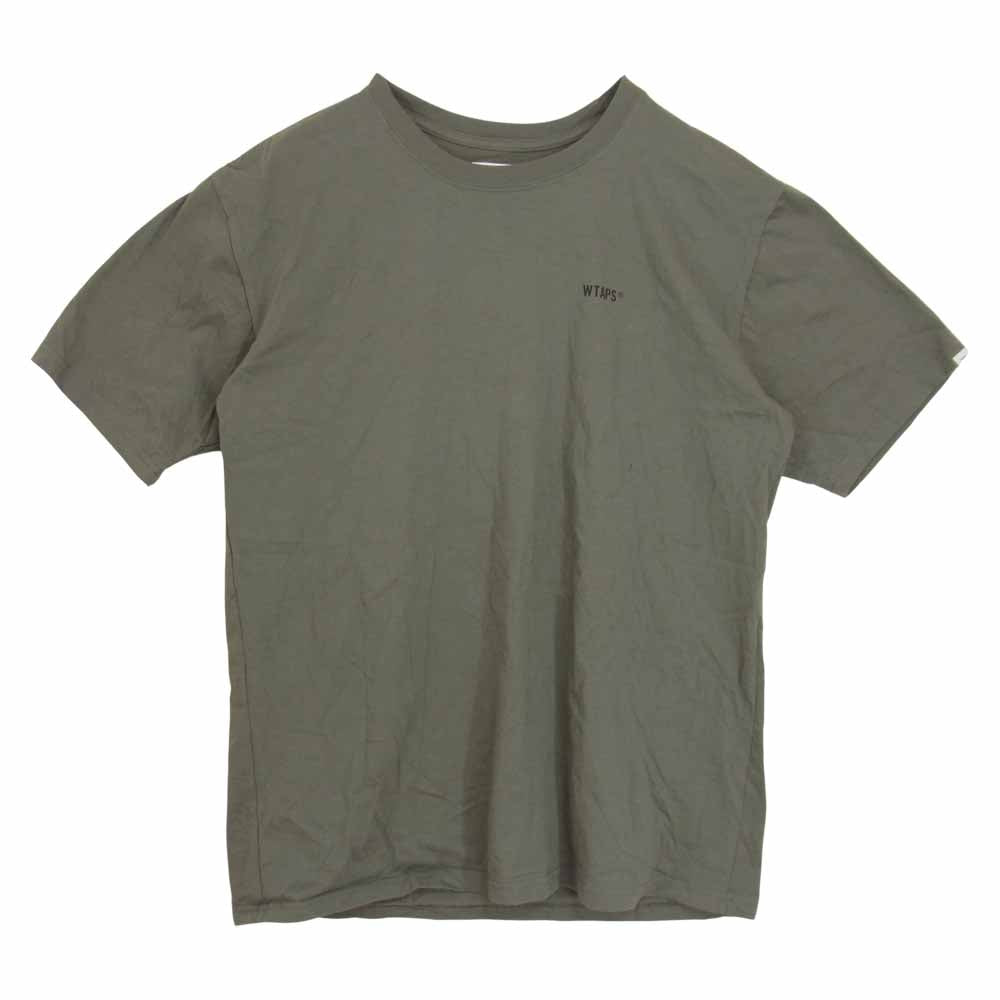 WTAPS ダブルタップス SCREEN TEE スクリーン 40%uparmored プリント 半袖 Tシャツ カーキ系 03【中古】
