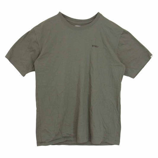 WTAPS ダブルタップス SCREEN TEE スクリーン 40%uparmored プリント 半袖 Tシャツ カーキ系 03【中古】