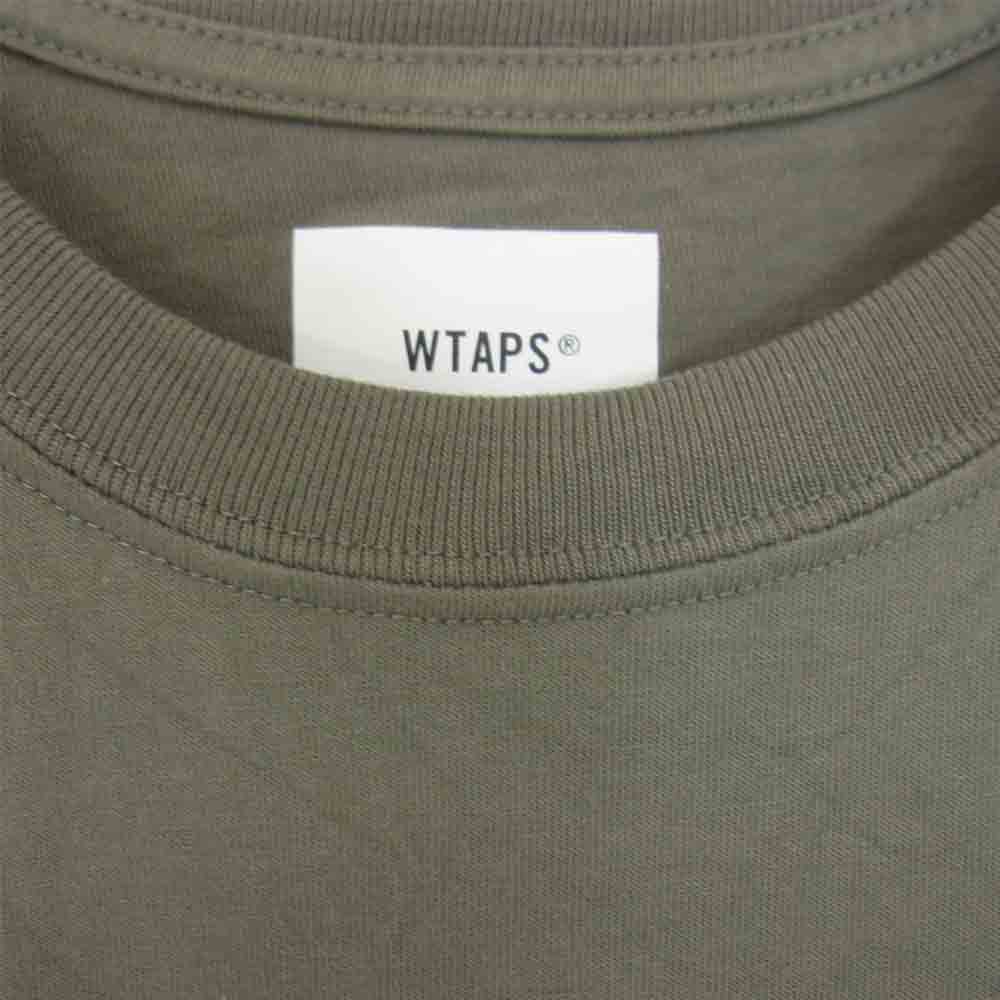 WTAPS ダブルタップス SCREEN TEE スクリーン 40%uparmored プリント 半袖 Tシャツ カーキ系 03【中古】